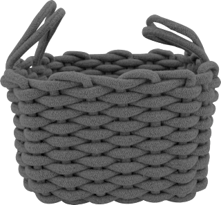 Aufbewahrungskorb groß grau Soapland