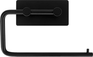 Toilettenpapierhalter aus Metall, schwarz/matt Soapland