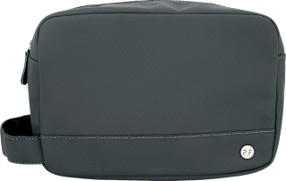 Kulturbeutel Herren dunkelgrau Struktur Vito & Joe