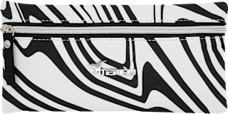 Kosmetiktasche weiß/schwarz Zebramuster Vito & Joe