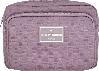 Kulturbeutel groß lila "Lovely Things" manòu