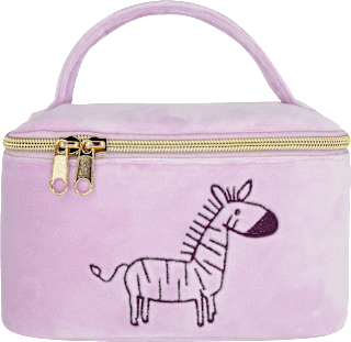 Kindertasche lila mit Zebra-Muster manòu