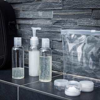 Reiseset transparent 9-teilig Soapland