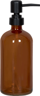 Seifenspender Glas braun Soapland