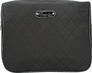 Kulturbeutel schwarz glänzend Soapland