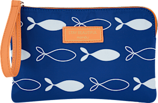 Kosmetiktasche blau Fische Soapland