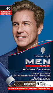Intensivtönung Anti-Grau-Gel 40 Dunkelblond Schwarzkopf Men Perfect