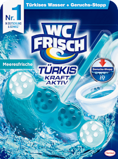 WC-Stein Türkis Kraft Aktiv Meeresfrische WC-Frisch