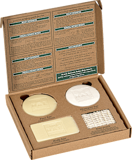 Feste Gesichts-, Haar- und Duschpflege Box N.A.E.