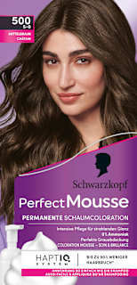 Permanente Schaumcoloration - Nr. 500 Mittelbraun Schwarzkopf Perfect Mousse