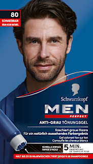 Intensivtönung Anti-Grau-Gel 80 Schwarzbraun Schwarzkopf Men Perfect