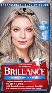 2-in-1 Aufheller & Farbe - Nr. 816 Kühles Aschblond Schwarzkopf Brillance