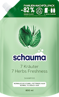Shampoo 7 Kräuter Nachfüllpack schauma