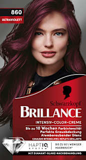 Haarfarbe 860 Ultraviolett Schwarzkopf Brillance