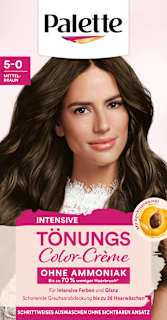 Haartönung Color-Crème 5-0 Mittelbraun Palette Intensive Color Creme
