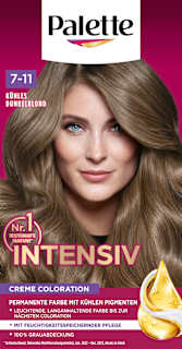 Intensiv Creme Coloration - Nr. 7-11 Kühles Dunkelblond Palette Intensive Color Creme