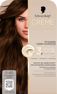 Dauerhafte Coloration Creme Supreme - Nr. 5-60 Schokobraun Schwarzkopf CREME SUPREME