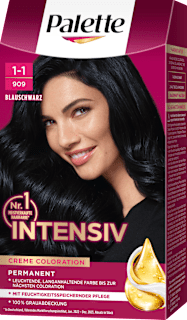 Intensiv Creme Coloration 909 Blau-Schwarz Palette Intensive Color Creme