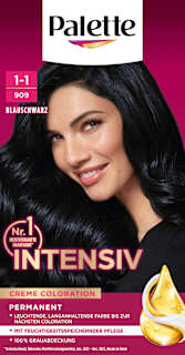 Intensiv Creme Coloration 909 Blau-Schwarz Palette Intensive Color Creme