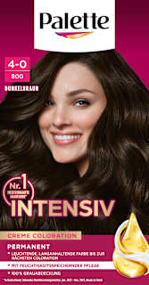 Intensiv-Creme-Coloration 800 Dunkelbraun Palette Intensive Color Creme