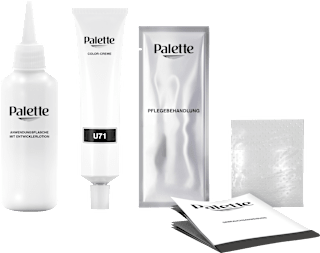 Haarfarbe U71 Kühles Silbergrau Palette Intensive Color Creme