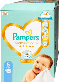 Premium Care pelene, junior, vel 5 (11 - 16 kg) Pampers Premium Care