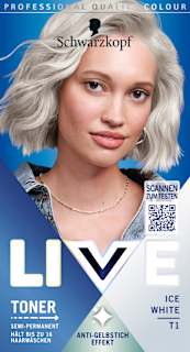 Haartoner T1 Ice White Schwarzkopf LIVE