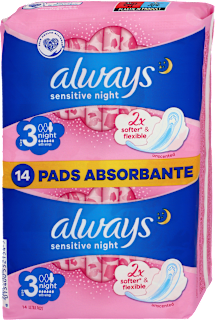 Ultra Sensitive night higijenski ulošci always