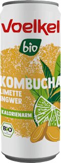 Teegetränk, Kombucha Limette & Ingwer Voelkel
