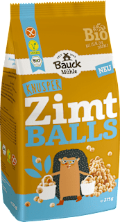 Müsli, Zimt Balls, glutenfrei Bauck Mühle
