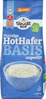 Porridge HotHafer Basis ungesüßt Bauck Mühle