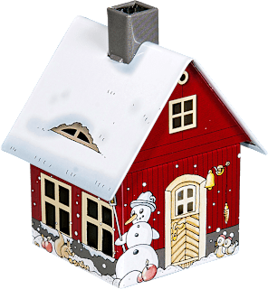 Metallräucherhaus "Wintermotiv" CROTTENDORFER