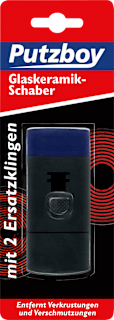 Ceranfeldschaber + 2 Ersatzklingen Putzboy