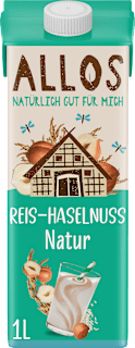 Pflanzendrink, Reis-Haselnuss Natur ALLOS