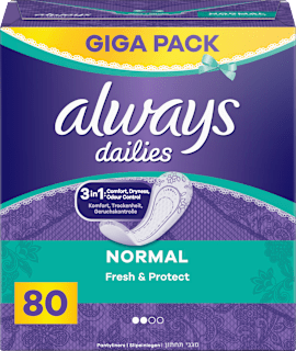 dailies Fresh&Protect dnevni ulošci normal always