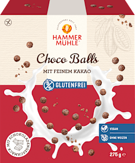 Müsli, Choco Balls, glutenfrei Hammermühle