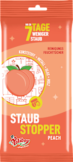 Feuchte Reinigungstücher Staubstopper Peach Poliboy