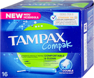 Compak SUPER, tamponi Tampax
