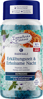 Badesalz Erkältungszeit & Erholsame Nacht Dresdner Essenz