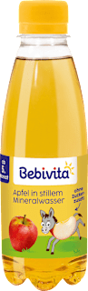 Stilles Mineralwasser mit Apfel, ab 5. Monat  Bebivita