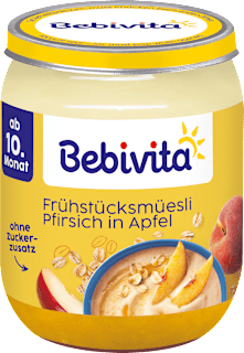Frucht & Getreide Frühstücksmüsli Apfel-Pfirsch, ab dem 10.Monat Bebivita