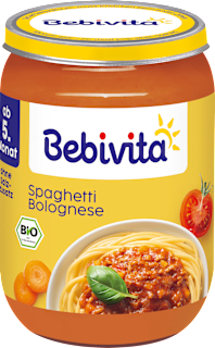 Menü Spaghetti Bolognese ab dem 5. Monat Bebivita