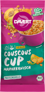 Fertiggericht, Couscous Cup, marokkanisch Davert