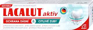 Zubná pasta aktiv ochrana ďasien & citlivé zuby LACALUT
