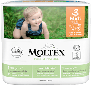 pleny Pure & Nature velikost 3 Midi Moltex