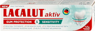 aktiv & sensitivity pasta za osetljive zube i zaštitu desni LACALUT