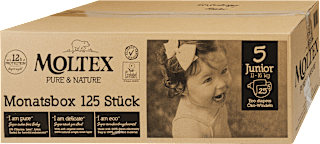 Öko pelenka, 5-ös méret, 11-16kg, havi csomag Moltex