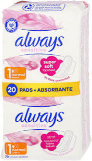 Podpaski Ultra Sensitive Normal Duo  always