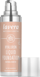 Foundation Hyaluron Liquid 01 Natural Ivory  lavera NATURKOSMETIK