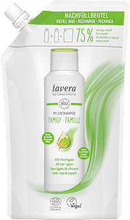 Pflegeshampoo Familie Nachfüllbeutel lavera NATURKOSMETIK